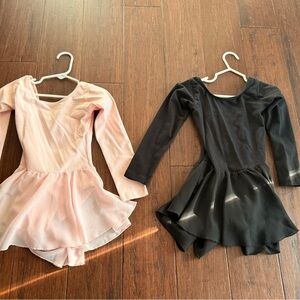 Charming Kids Dance Costume Set - Light Pink and Black